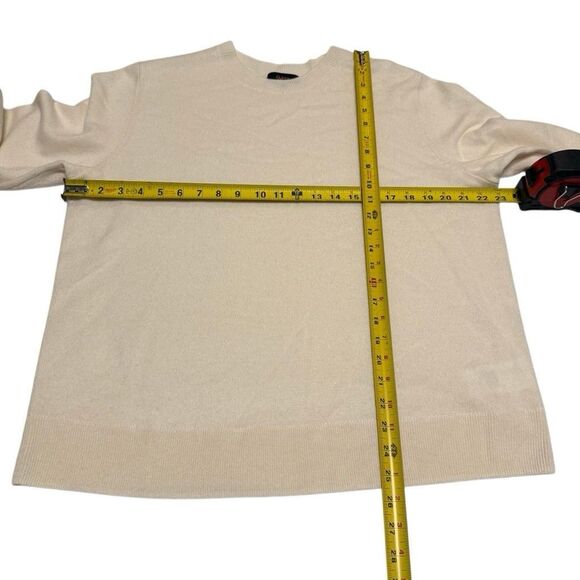 Quince Mongolian Cashmere Crewneck Sweater Size XL Classic Ivory - Picture 9 of 9